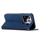 For Xiaomi 15 Pro Diamond Splicing Skin Feel Magnetic Leather Phone Case(Blue) - 3