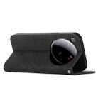 For Xiaomi 15 Ultra Diamond Splicing Skin Feel Magnetic Leather Phone Case(Black) - 3