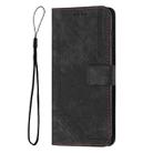 For Infinix Zero 40 4G Skin Feel Stripe Pattern Leather Phone Case(Black) - 2