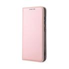 For Samsung Galaxy S20 5G Strong Magnetism Shockproof Horizontal Flip Liquid Feel Leather Case with Holder & Card Slots & Wallet(Rose Gold) - 2