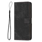 For Xiaomi 14T Pro Skin Feel Stripe Pattern Leather Phone Case(Black) - 2