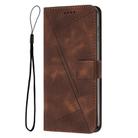 For Infinix Note 40X 5G Dream Triangle Leather Phone Case(Brown) - 2