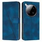 For Infinix Zero 40 4G Dream Triangle Leather Phone Case(Blue) - 1