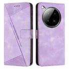 For Infinix Zero 40 4G Dream Triangle Leather Phone Case(Purple) - 1