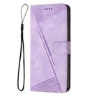For Tecno Spark 20 Pro 5G Dream Triangle Leather Phone Case(Purple) - 2