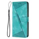 For Tecno Spark 30C Dream Triangle Leather Phone Case(Green) - 2