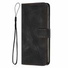 For Tecno Spark 30C Dream Triangle Leather Phone Case(Black) - 2