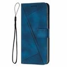 For Tecno Spark Go 1 Dream Triangle Leather Phone Case(Blue) - 2