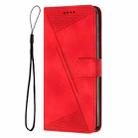 For Tecno Spark Go 1 Dream Triangle Leather Phone Case(Red) - 2