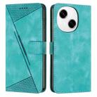 For Tecno Spark Go 1 Dream Triangle Leather Phone Case(Green) - 1