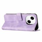 For Tecno Spark Go 1 Dream Triangle Leather Phone Case(Purple) - 3