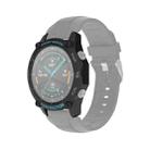 For Huawei Watch GT2 46mm Smart Watch TPU Protective Case, Color:Black+Grey Blue - 1