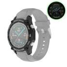 For Huawei Watch GT2 46mm Smart Watch TPU Protective Case, Color:Black+White Luminous Green - 1