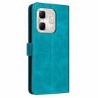 For Infinix Hot 50i Solid Calf Texture Flip Leather Phone Case(Green) - 3