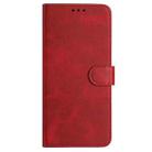 For Realme 13 Pro+ 5G Global Solid Calf Texture Flip Leather Phone Case(Red) - 2