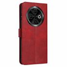 For Tecno Spark 30C Solid Calf Texture Flip Leather Phone Case(Red) - 3