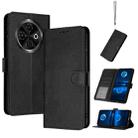 For Tecno Spark 30C Solid Calf Texture Flip Leather Phone Case(Black) - 1