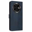 For Tecno Spark 30C Solid Calf Texture Flip Leather Phone Case(Dark Blue) - 3