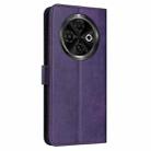 For Tecno Spark 30C Solid Calf Texture Flip Leather Phone Case(Purple) - 3