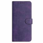 For Tecno Spark Go 1 Solid Calf Texture Flip Leather Phone Case(Purple) - 2