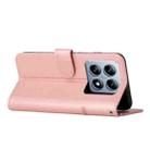 For Xiaomi 14T Stitching Calf Texture Buckle Leather Phone Case(Rose Gold) - 3