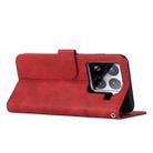 For Xiaomi 15 Pro Stitching Calf Texture Buckle Leather Phone Case(Red) - 3