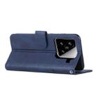For Xiaomi 15 Stitching Calf Texture Buckle Leather Phone Case(Blue) - 3