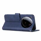 For Xiaomi 15 Ultra Stitching Calf Texture Buckle Leather Phone Case(Blue) - 3