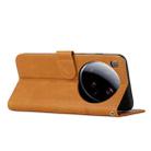 For Xiaomi 15 Ultra Stitching Calf Texture Buckle Leather Phone Case(Yellow) - 3