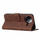 For Xiaomi Poco F7 Pro / F7 Ultra Stitching Calf Texture Buckle Leather Phone Case(Brown) - 3