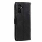 For Samsung Galaxy S25+ 5G Retro Splicing Horizontal Flip Leather Phone Case(Black) - 3