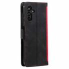 For Samsung Galaxy S25+ 5G Retro Splicing Horizontal Flip Leather Phone Case(Red) - 3