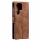 For Samsung Galaxy S25 Ultra 5G Retro Splicing Horizontal Flip Leather Phone Case(Grey) - 3