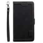 For Samsung Galaxy S25 FE 5G Retro Splicing Horizontal Flip Leather Phone Case(Black) - 2