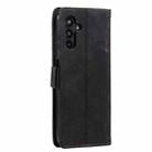 For Samsung Galaxy S25 FE 5G Retro Splicing Horizontal Flip Leather Phone Case(Black) - 3