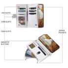 For Samsung Galaxy S25+ 5G Grid Texture Zipper Leather Phone Case with Lanyard(White) - 3