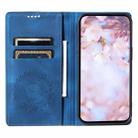 For Samsung Galaxy S25 5G Totem Embossed Magnetic Leather Phone Case(Blue) - 3