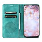 For Samsung Galaxy S25 5G Totem Embossed Magnetic Leather Phone Case(Green) - 3