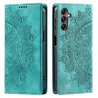 For Samsung Galaxy S25+ 5G Totem Embossed Magnetic Leather Phone Case(Green) - 2