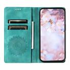 For Samsung Galaxy S25 Ultra 5G Totem Embossed Magnetic Leather Phone Case(Green) - 3