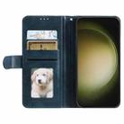 For Samsung Galaxy S25+ 5G Simple 6-Card Wallet Leather Phone Case(Navy Blue) - 3