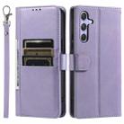 For Samsung Galaxy S25+ 5G Simple 6-Card Wallet Leather Phone Case(Purple) - 2