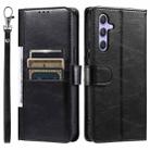 For Samsung Galaxy S25+ 5G Simple 6-Card Wallet Leather Phone Case(Black) - 2