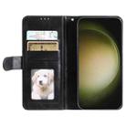 For Samsung Galaxy S25+ 5G Simple 6-Card Wallet Leather Phone Case(Black) - 3