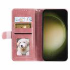 For Samsung Galaxy S25 Ultra 5G Simple 6-Card Wallet Leather Phone Case(Rose Gold) - 3