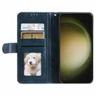 For Samsung Galaxy S25 Ultra 5G Simple 6-Card Wallet Leather Phone Case(Navy Blue) - 3
