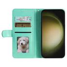 For Samsung Galaxy S25 Ultra 5G Simple 6-Card Wallet Leather Phone Case(Green) - 3