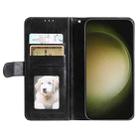 For Samsung Galaxy S25 Ultra 5G Simple 6-Card Wallet Leather Phone Case(Black) - 3