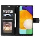 For Samsung Galaxy S25+ 5G Nail Skin Feel Stitching Calf Texture Leather Phone Case(Black) - 3