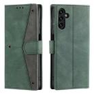 For Samsung Galaxy S25+ 5G Nail Skin Feel Stitching Calf Texture Leather Phone Case(Green) - 2